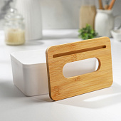 Салфетница «Мягкость», 19?13 см, бамбук 5255981 Салфетница «Мягкость», 19?13 см, бамбук 5255981