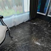 Керамогранит 60х60 BLACK MARBLE черный BM0H32M05 /Зерде Керамика