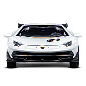 Машина металлическая ТМ Автопанорама 1:43 Lamborghini Aventador SVJ цвет: белый, JB1251558