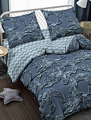 Комплект постельного белья 2 спальный Amore Mio BZ QR Frame, эко коттон Комплект постельного белья 2 спальный Amore Mio BZ QR Frame, эко коттон