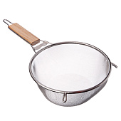 Сито с ободом и ручкой Vetta Retro 21 см нержавеющая сталь 886-044 Сито с ободом и ручкой Vetta Retro 21 см нержавеющая сталь 886-044