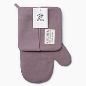  Кухонный набор 2 предмета  Этель Kitchen цвет сиреневый 7865964 