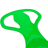 Санки-ледянки «Скороход», зеленые 65х42см 10919117 Санки-ледянки «Скороход», зеленые 65х42см 10919117