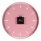 Часы настенные круг d=30см, корпус розовый+белый, "Классика", Рубин 3034-008 Часы настенные круг d=30см, корпус розовый+белый, "Классика", Рубин 3034-008