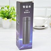 Термос 500мл "Стиль" с датчиком температуры и ситом, серебро 368-264 Термос 500мл "Стиль" с датчиком температуры и ситом, серебро 368-264