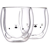  Набор стаканов с двойным стеклом Repast Animals 280 мл (2 шт) 49193 