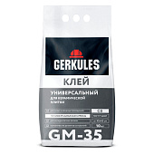 Клей для плитки универсальный GM-35 С0 (10кг) /Геркулес