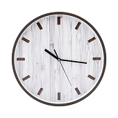  Часы настенные Дерево, d 30 см, серый, коричневый, Fancy66 