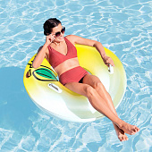 Круг Bestway для плавания Лимон d=119см, ремкомплект арт.36448 Код273822 Круг Bestway для плавания Лимон d=119см, ремкомплект арт.36448 Код273822