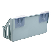 Полка настенная прямоугольная пластик 28x11x7 оливковый 478-293 Vetta