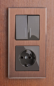 Рамка 2-м корич.алюм./Werkel Aluminium Рамка 2-м корич.алюм./Werkel Aluminium