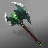 Сувенир, деревянное оружие, топор орка «Зеленый» 9530646 Сувенир, деревянное оружие, топор орка «Зеленый» 9530646