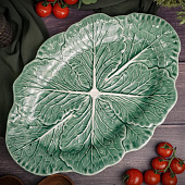 Блюдо овальное 37,5х26,3 см Cabbage Сasa di Fortuna керамика CDF CB10 Блюдо овальное 37,5х26,3 см Cabbage Сasa di Fortuna керамика CDF CB10