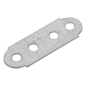 Пластина крепежная мебельная 50x17x1,5мм, цинк Пластина крепежная мебельная 50x17x1,5мм, цинк