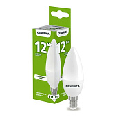 Лампа LED 12Вт Е14, свеча, 4000К нейтр. бел. GENERICA Лампа LED 12Вт Е14, свеча, 4000К нейтр. бел. GENERICA