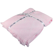  Покрывало 200х220 вафельное жаккард розовый 