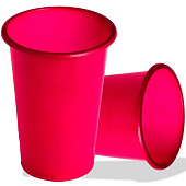 Стакан одноразовый ФОПОС Классик 10шт d200мл (красный) 337660 Стакан одноразовый ФОПОС Классик 10шт d200мл (красный) 337660