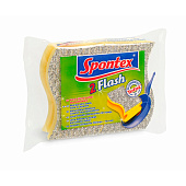 Губка SPONTEX FLASH для деликатных поверхностей 2шт Губка SPONTEX FLASH для деликатных поверхностей 2шт