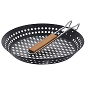  Жаровня для морепродуктов и овощей с АНТИПРИГАРНЫМ покрытием, складной ручкой, BOYSCOUT 