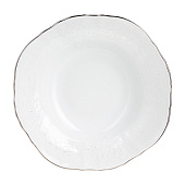  Салатник круглый 16 см Thun Bernadotte, декор "Деколь, отводка платина" БТФ0203 