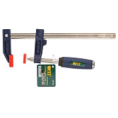 Струбцина тип "F" усиленная, мягкая ручка 50 х 200 мм Струбцина тип "F" усиленная, мягкая ручка 50 х 200 мм