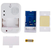 Звонок беспроводной, 32 мелодии, 100м радиус, IP20, бело-голубой Luazon LZDV-28 Звонок беспроводной, 32 мелодии, 100м радиус, IP20, бело-голубой Luazon LZDV-28