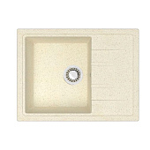 Мойка кварцевая прямоугольная с крылом бежевая матовая 575x470х200 150/Q2 Agata Мойка кварцевая прямоугольная с крылом бежевая матовая 575x470х200 150/Q2 Agata