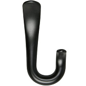 Крючок мебельный CAPPIO DUCK, двухрожковый, цвет черный 7599956 Крючок мебельный CAPPIO DUCK, двухрожковый, цвет черный 7599956