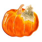 Блюдо Bright pumpkin 22 см, оранжево-зеленое, Тыква ANLAF-FDWS-031224-4 Блюдо Bright pumpkin 22 см, оранжево-зеленое, Тыква ANLAF-FDWS-031224-4