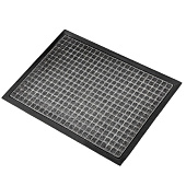 Коврик придвер. 40х60 см., Люкс серый 12534 Коврик придвер. 40х60 см., Люкс серый 12534