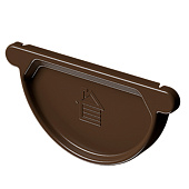 Docke STAL STANDARD Заглушка желоба D125 RAL 8017, коричневый