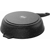 Сковорода 280мм Гранит а/п Blaсk Induction Pro съем.руч. 028802И