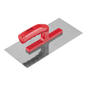  Гладилка из нерж. стали, 280х130мм, зеркальная полировка, пластмас. ручка 