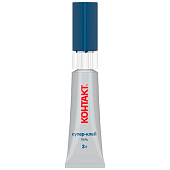 Супер-клей гель, 3 г/Контакт Супер-клей гель, 3 г/Контакт