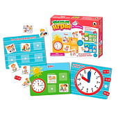 Игра настольная Мой распорядок дня, Умные игры, на липучках, 04311 Игра настольная Мой распорядок дня, Умные игры, на липучках, 04311