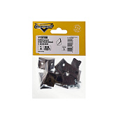  Уголки мебельные пл. тем.коричн. с шур.(6 шт)"Elem 