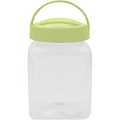  Емкость для хранения Verona квадратная 3,0л ПЭТ (салатовый) 66-1142 