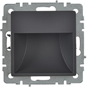 Подсветка LED для ступеней встраиваем BRITE 1Вт графит (70,8х70,8) /IEK