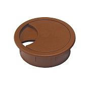  Заглушка для стола кабель-канал пласт.корич  "Element" 