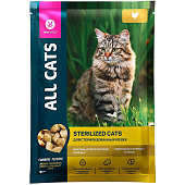  Влажный корм All Cats для стерелизованных кошек 85гр Курица в соусе 
