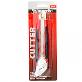 Нож 18 мм, выдвижное лезвие,винтовой фиксатор лезвия/MATRIX Нож 18 мм, выдвижное лезвие,винтовой фиксатор лезвия/MATRIX