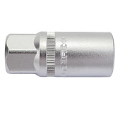 Головка свечная с резиновой вставкой (1/2") 21мм/ ЗУБР МАСТЕР Головка свечная с резиновой вставкой (1/2") 21мм/ ЗУБР МАСТЕР