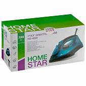 Утюг HOMESTAR HS-4009 черно-синий 2200 Вт, керамическая подошва Утюг HOMESTAR HS-4009 черно-синий 2200 Вт, керамическая подошва
