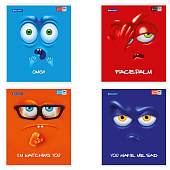 Тетрадь 96л. А5. BRAUBERG скоба, клетка, обложка картон, МОРДАШКА, 402054 Тетрадь 96л. А5. BRAUBERG скоба, клетка, обложка картон, МОРДАШКА, 402054