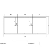  Каркас для ванны Lorena 150 Cersanit 