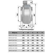  Вентилятор канальный D100 центробежный MARS GDF 100 ERA 
