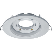  Светильник точечный встраиваемый под лампу GX53 NGX-01 93026 эллипс белый (d126х106х41/монтажн d90) /Navigator 
