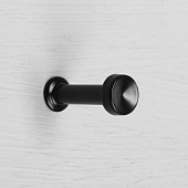  Крючок мебельный CAPPIO, однорожковый, черный 9917525 