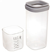 Банка для продуктов 800мл "O'lala" с мерный стаканом 300-574 Банка для продуктов 800мл "O'lala" с мерный стаканом 300-574