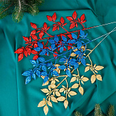 Декор блеск «Веточка с листочками», 15?30 см, МИКС 3544383 Декор блеск «Веточка с листочками», 15?30 см, МИКС 3544383